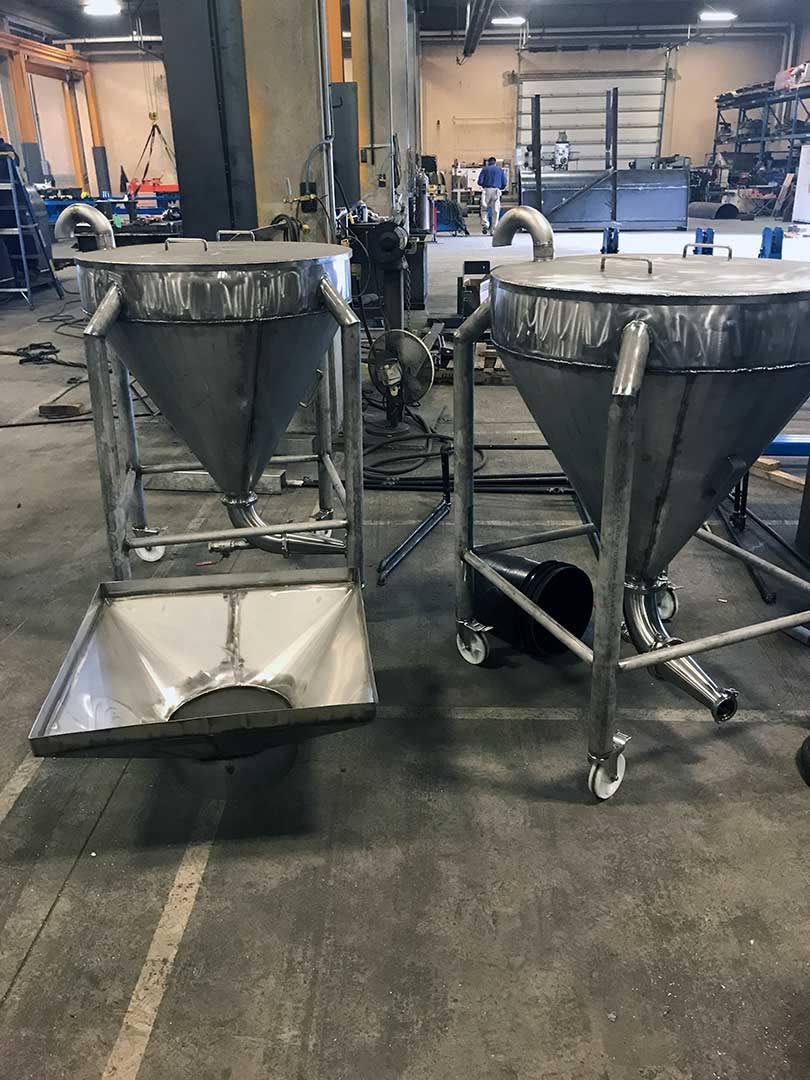 Stainless Hopper