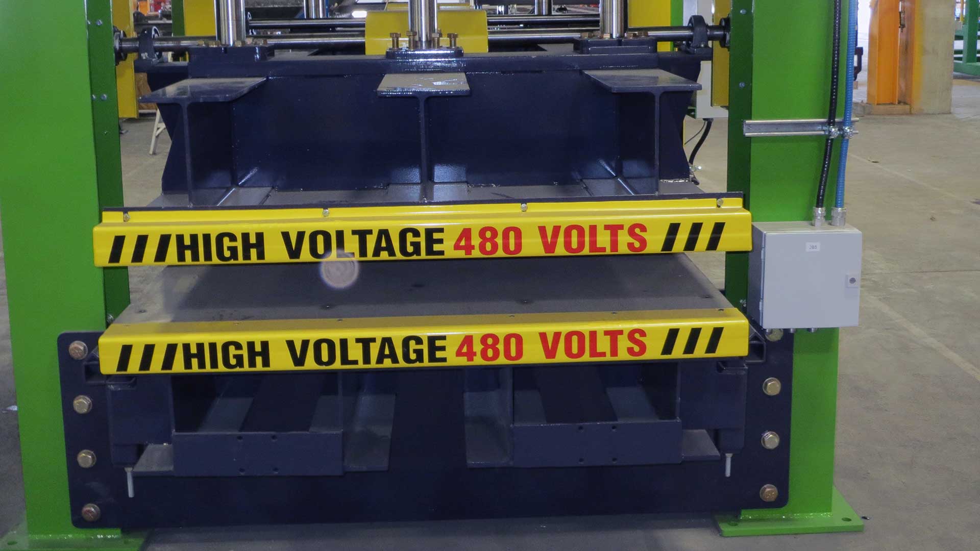 1800 Ton Press for Tire Recycling